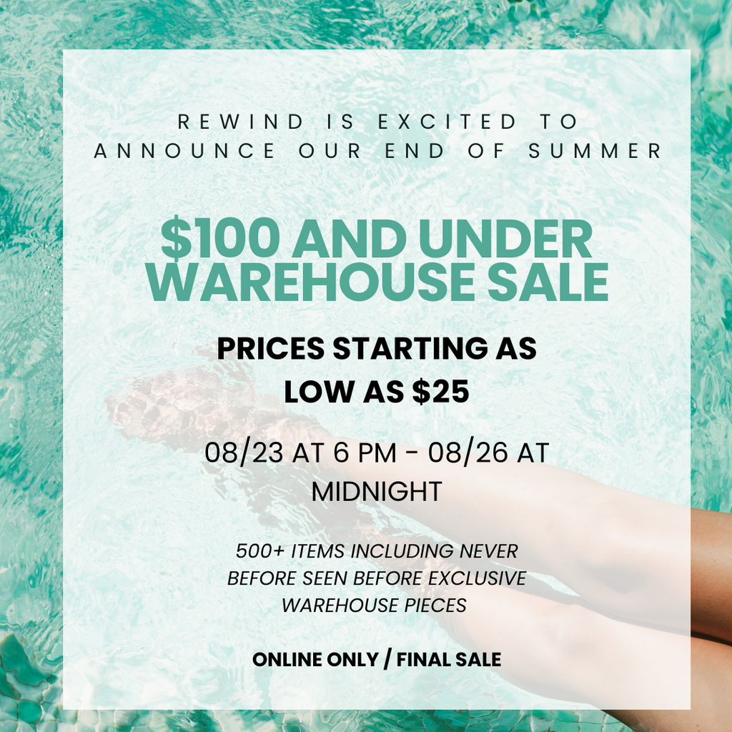 $100 AND UNDER WAREHOUSE SALE