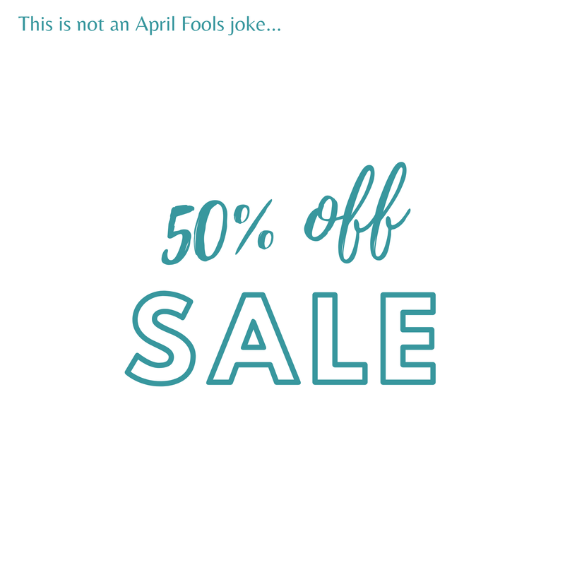 50% Off Sale