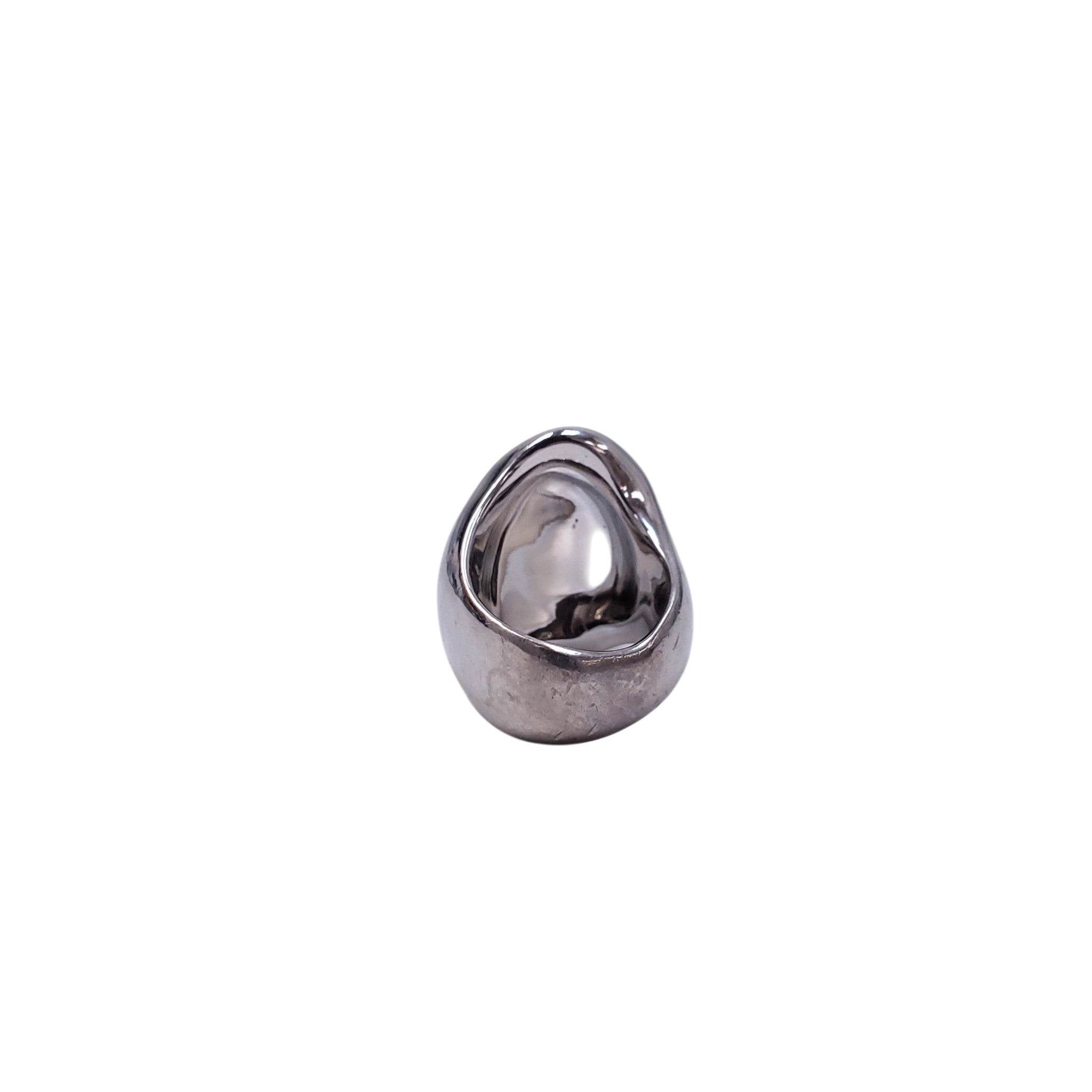 1064 STUDIO SHAPE OF WATER SILVER RING - SIZE 4.5