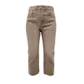 R13 'TAILORED DROP’ JEANS IN MOSS GREEN - SIZE 24