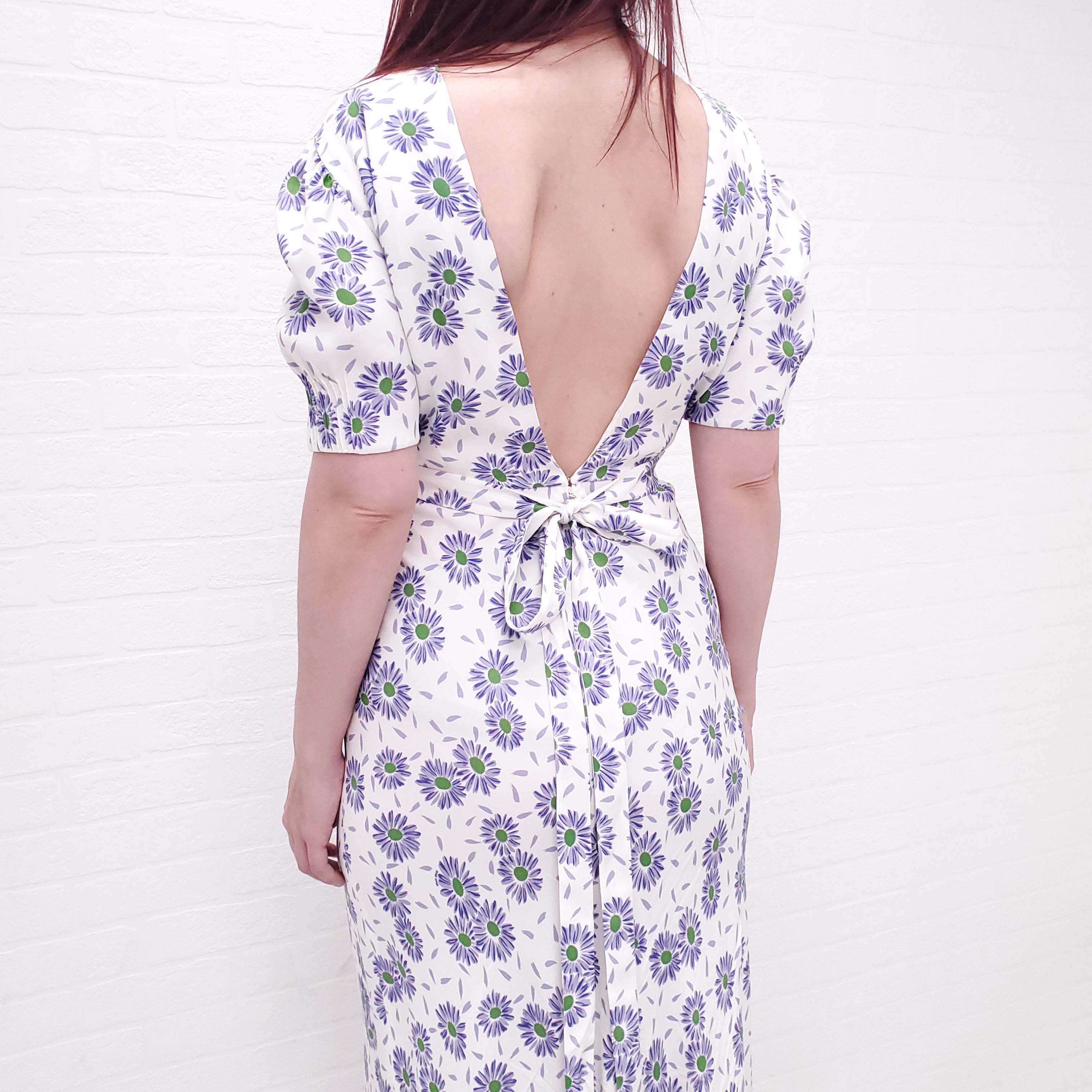 MIU MIU PURPLE FLORAL DRESS - SIZE 42 ($3300)