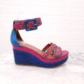 HERMÈS WOVEN PLATFORM SANDALS - SIZE 36