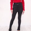 BALMAIN LEATHER PANTS - SIZE 34