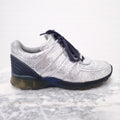 CHANEL SILVER SNEAKERS - SIZE 37.5
