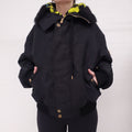 VERSACE BOMBER JACKET WITH LEOPARD INTERIOR - SIZE 48