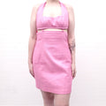 JACQUEMUS PINK CUTOUT DRESS - SIZE 42