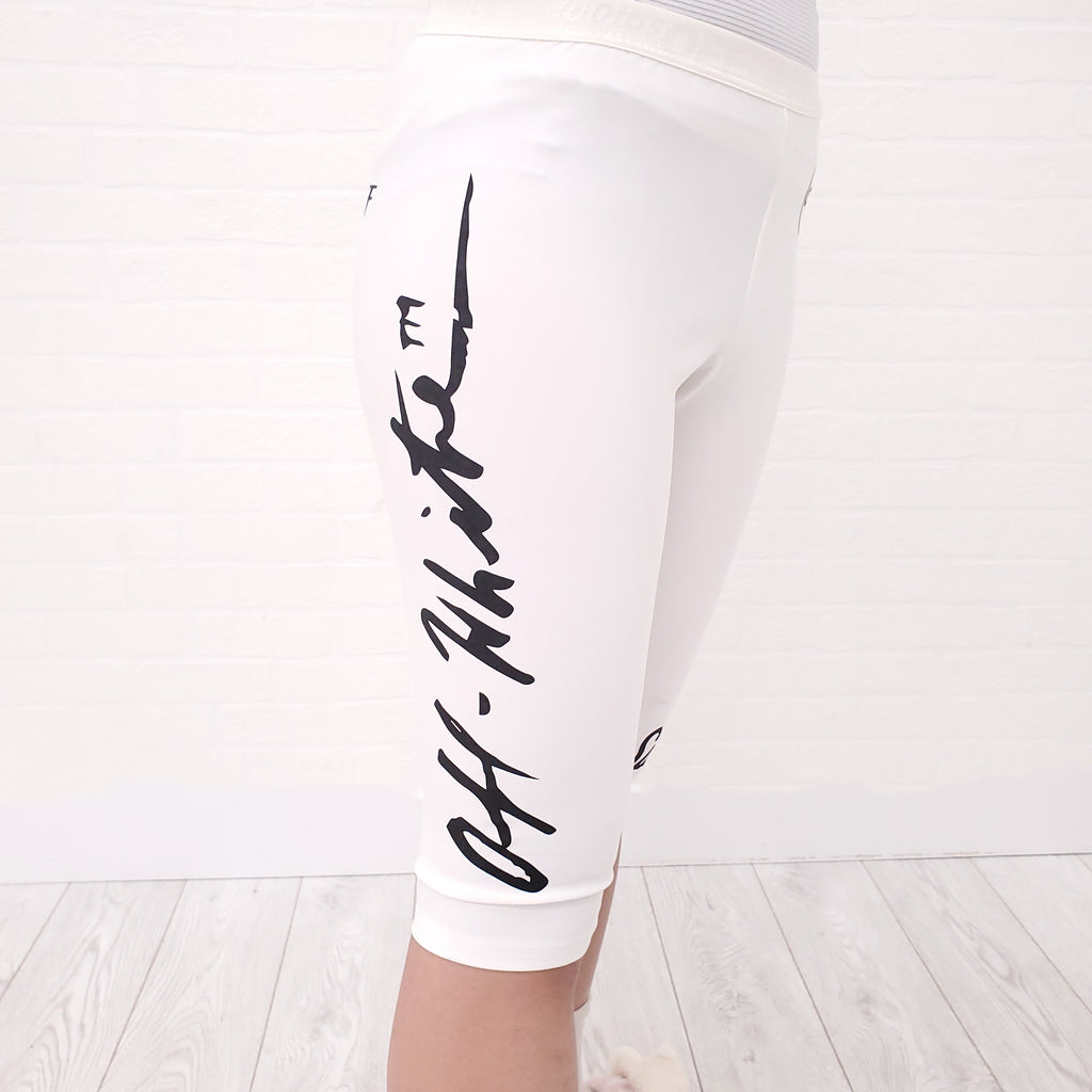 OFF-WHITE BIKER SHORTS - SIZE 42