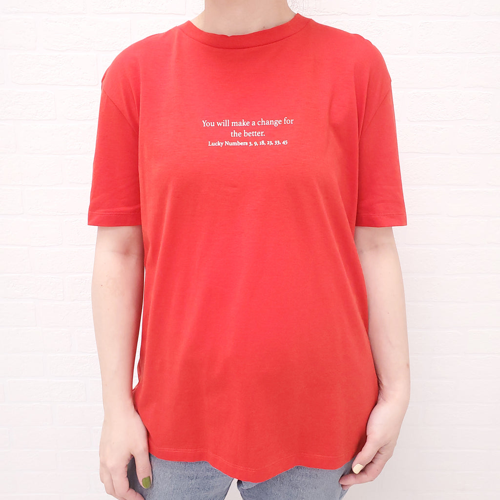 STELLA MCCARTNEY LUCKY NUMBERS T-SHIRT - SIZE 40