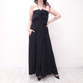 JEAN PAUL GAULTIER BLACK DRESS WITH BUTTONS - SIZE 10
