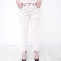 CURRENT/ELLIOTT FLORAL WHITE DENIM JEANS - SIZE 30