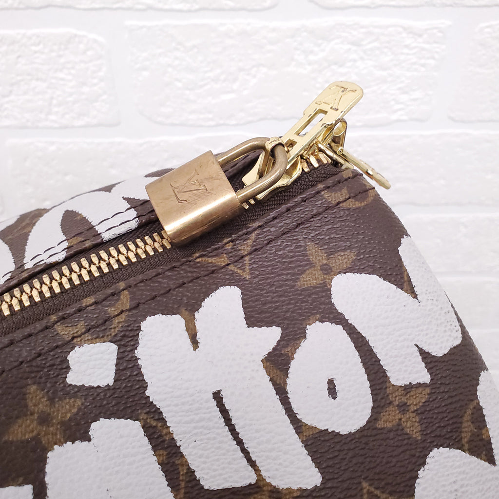 LOUIS VUITTON X STEPHEN SPROUSE 2001 KEEPALL 50 TRAVEL BAG