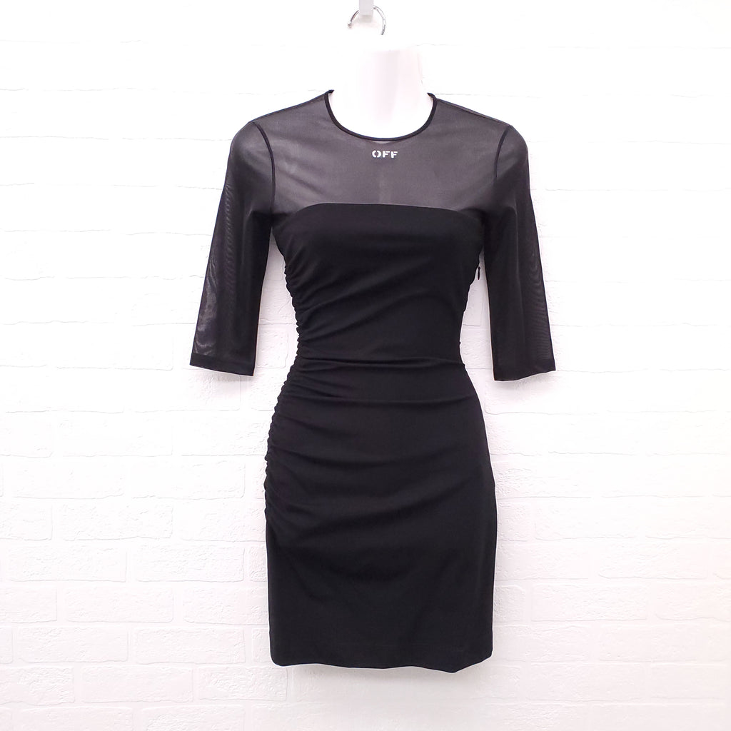 OFF-WHITE LOGO DRESS - SIZE 36