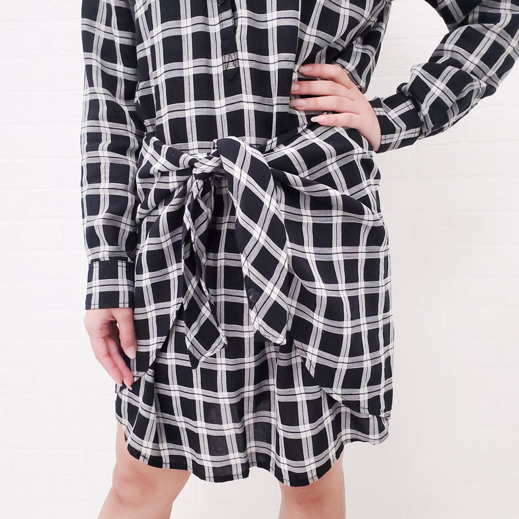 RAG & BONE PLAID DRESS - SIZE XS