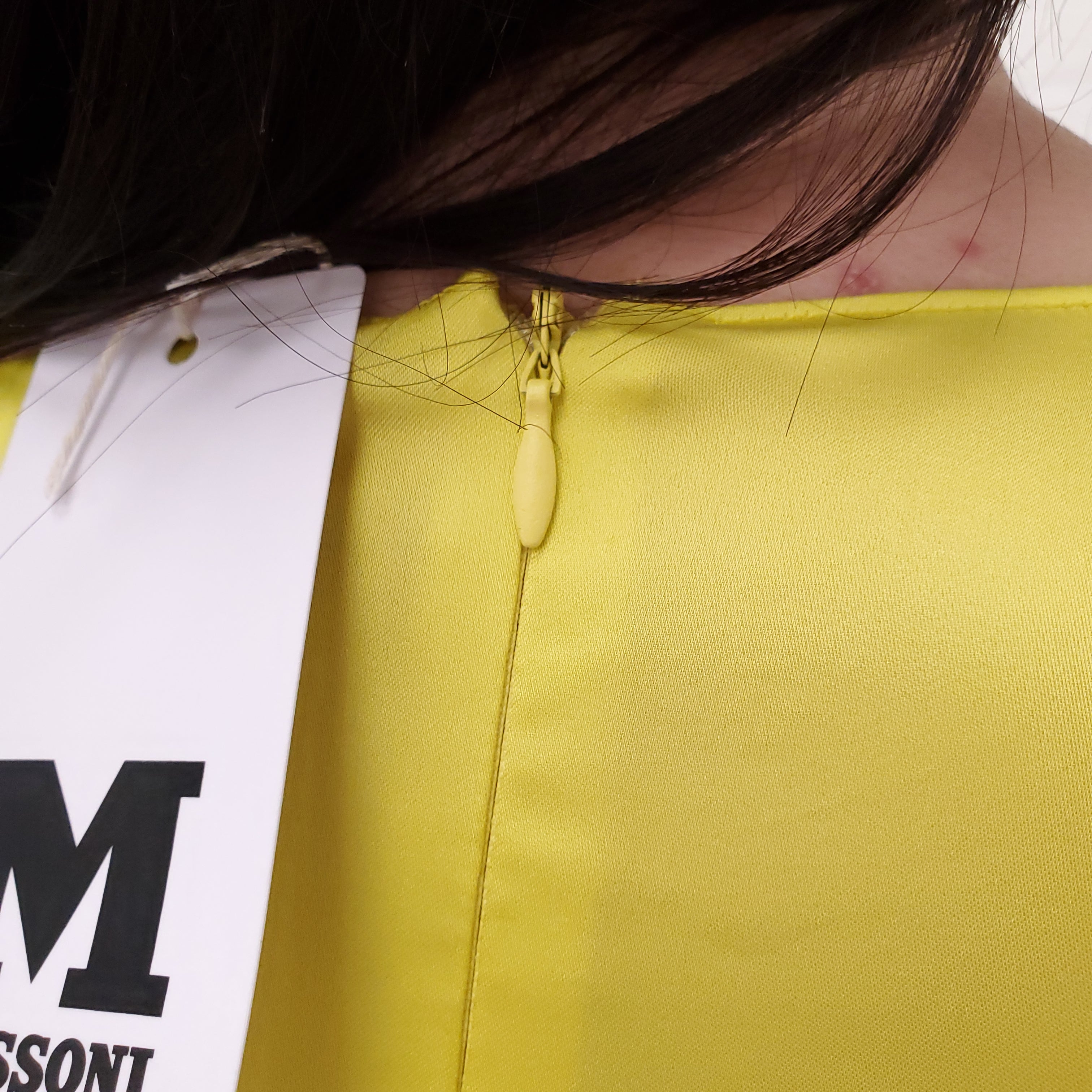 M MISSONI YELLOW DRESS - SIZE 40