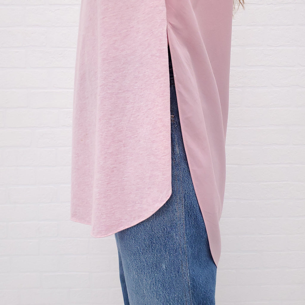 3.1 PHILLIP LIM PINK EMBELLISHED TANK TOP - SIZE 4