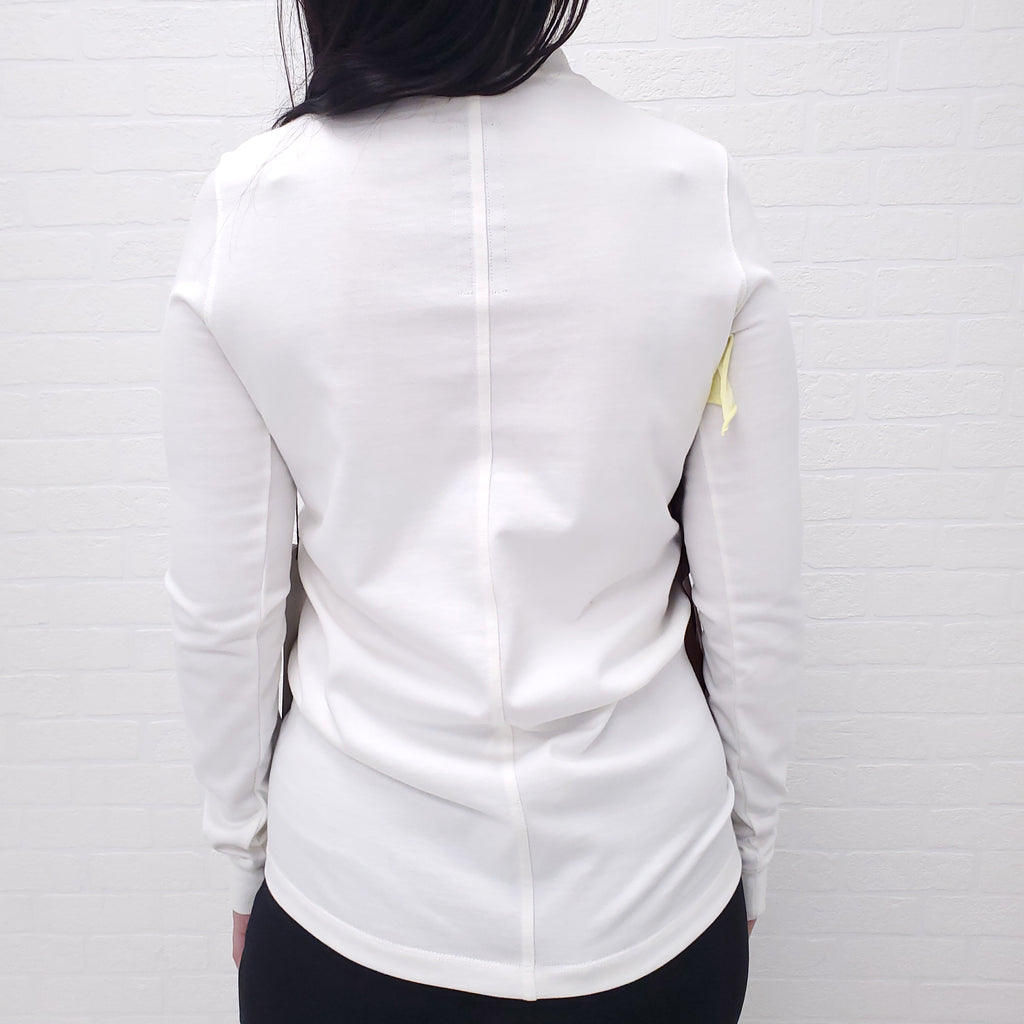 RICK OWENS MILK/RAISIN/LIME TOP - SIZE 40