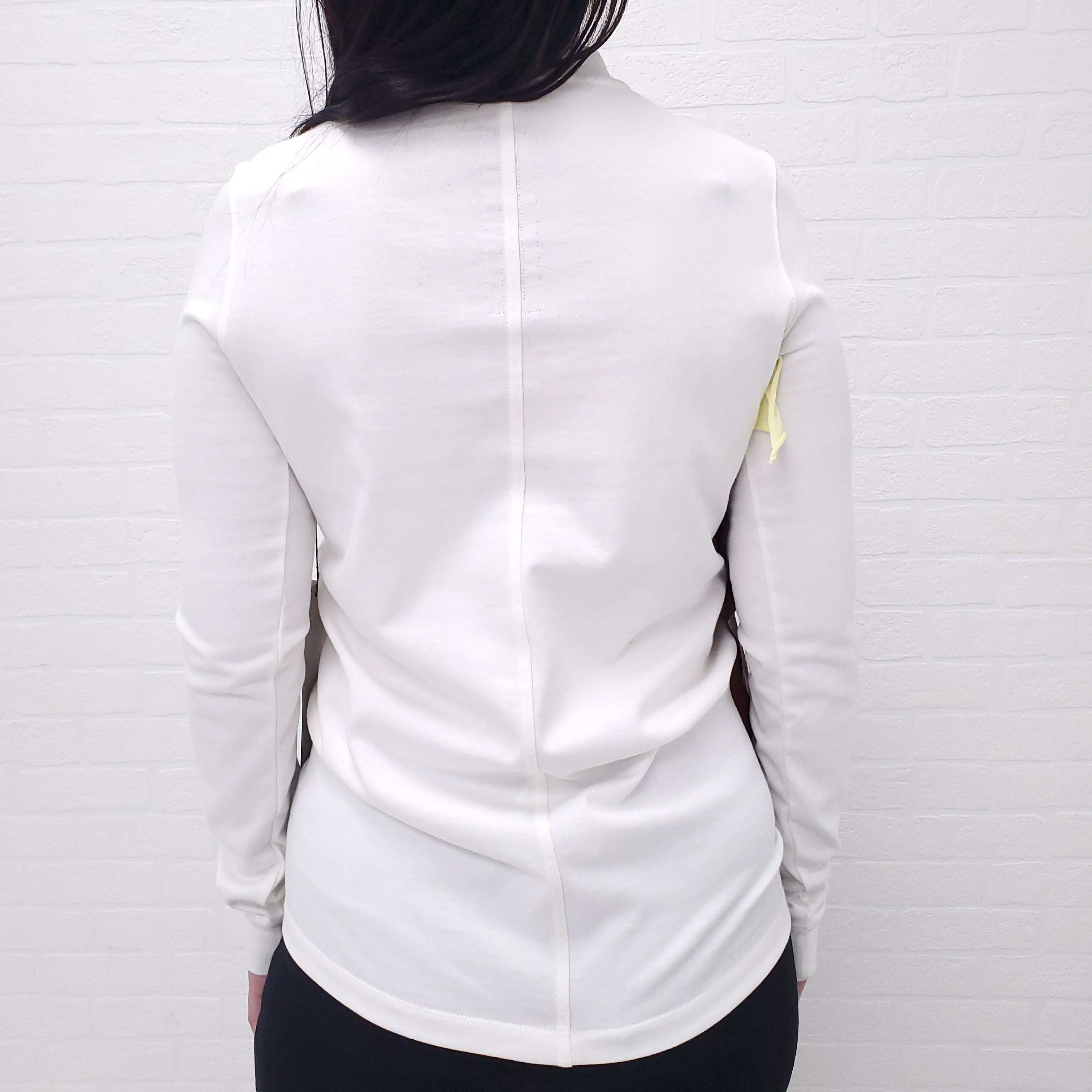 RICK OWENS MILK/RAISIN/LIME TOP - SIZE 40