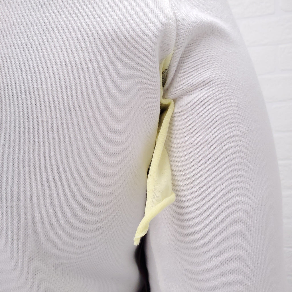 RICK OWENS MILK/RAISIN/LIME TOP - SIZE 40