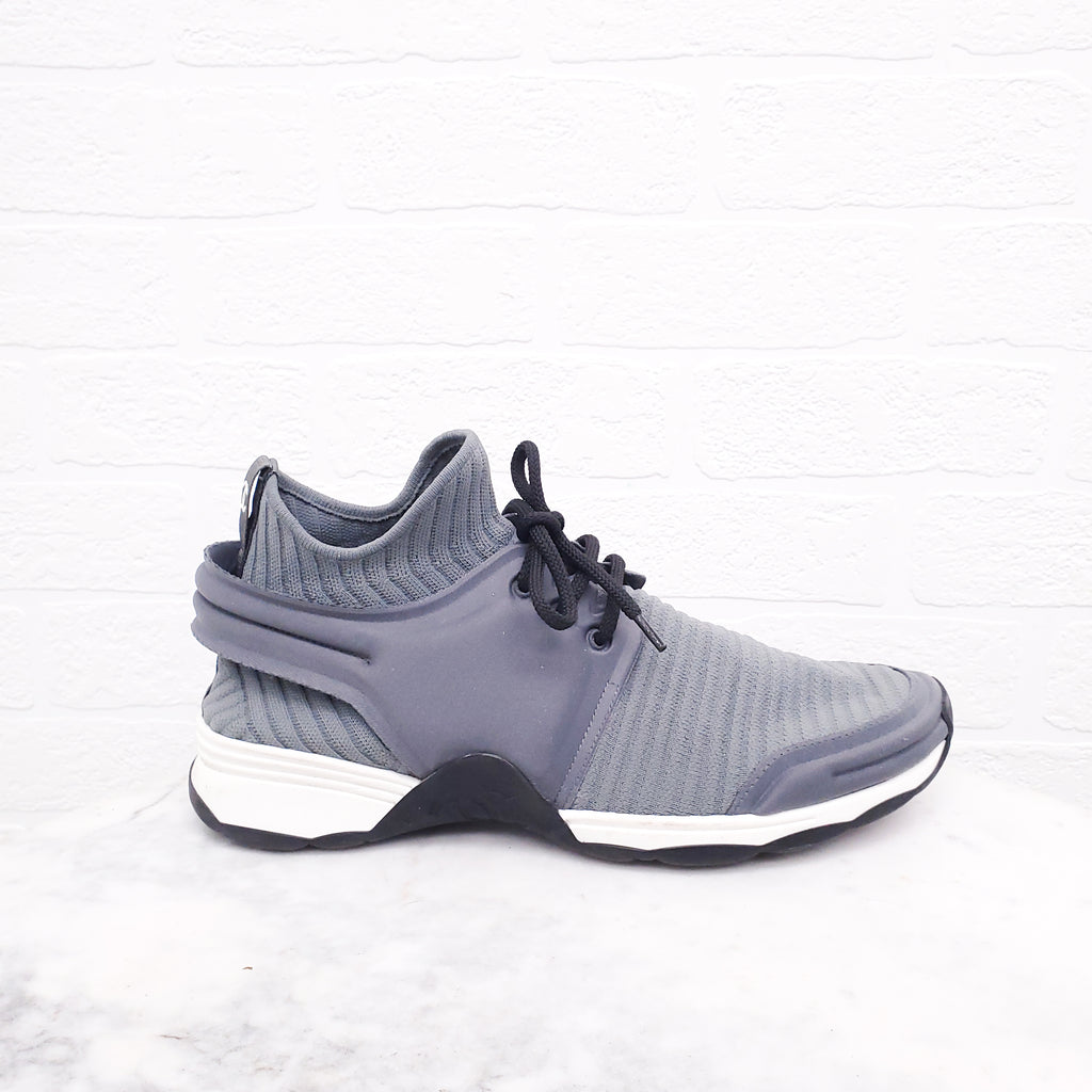 CHANEL GREY SNEAKERS - SIZE 38