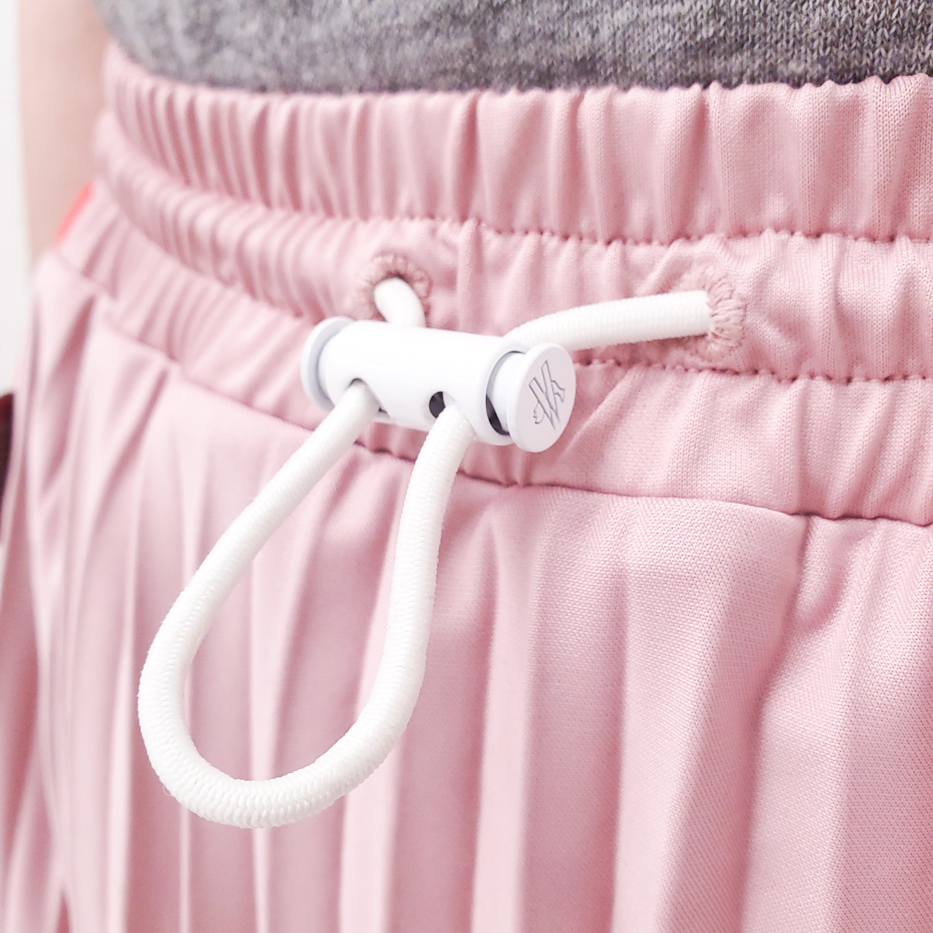 MONCLER PINK AND RED PLEATED SKIRT - SIZE 42