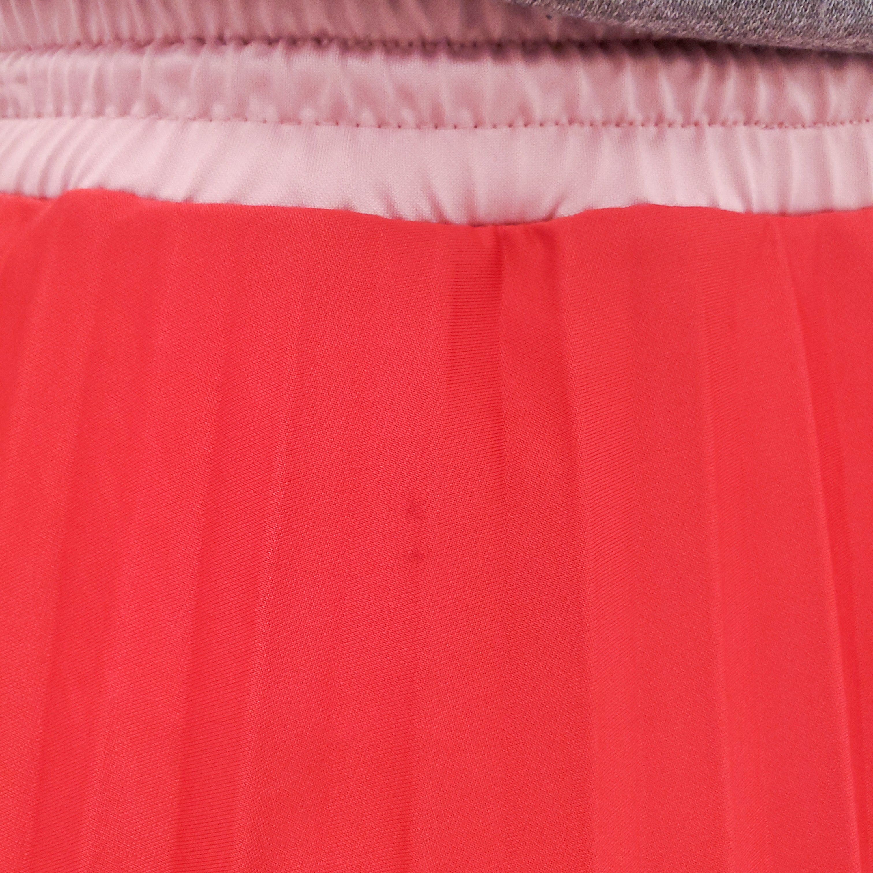 MONCLER PINK AND RED PLEATED SKIRT - SIZE 42