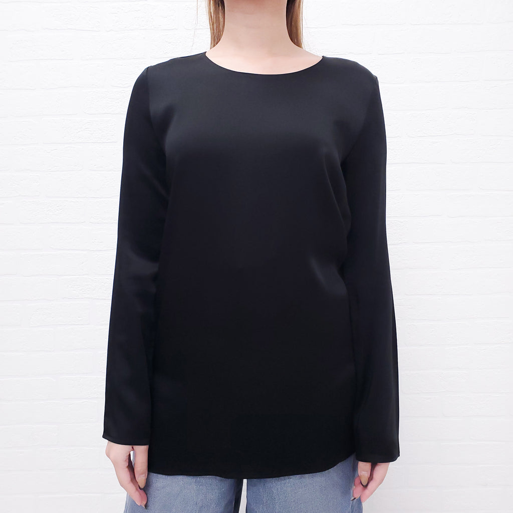 MAISON MARGIELA BLACK BLOUSE - SIZE 40