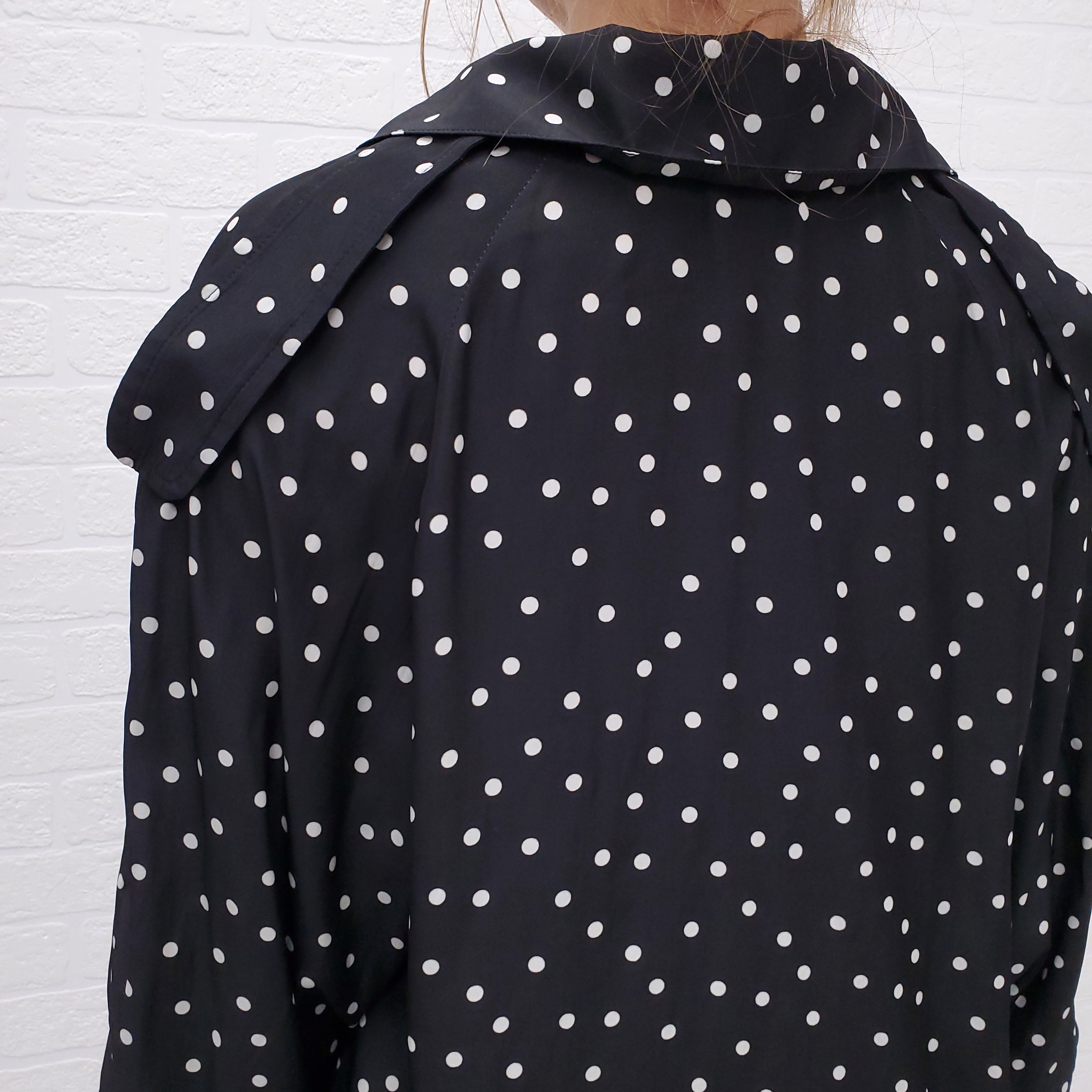 SMYTHE POLKA DOT BLOUSE - SIZE XS