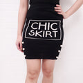 BOUTIQUE MOSCHINO 'CHIC SKIRT' - SIZE 4