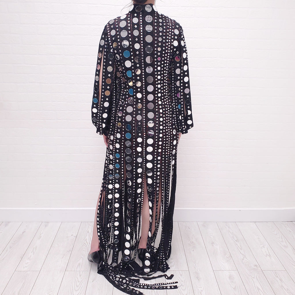 GUCCI RUNWAY MIRRORED GOWN - SIZE 44