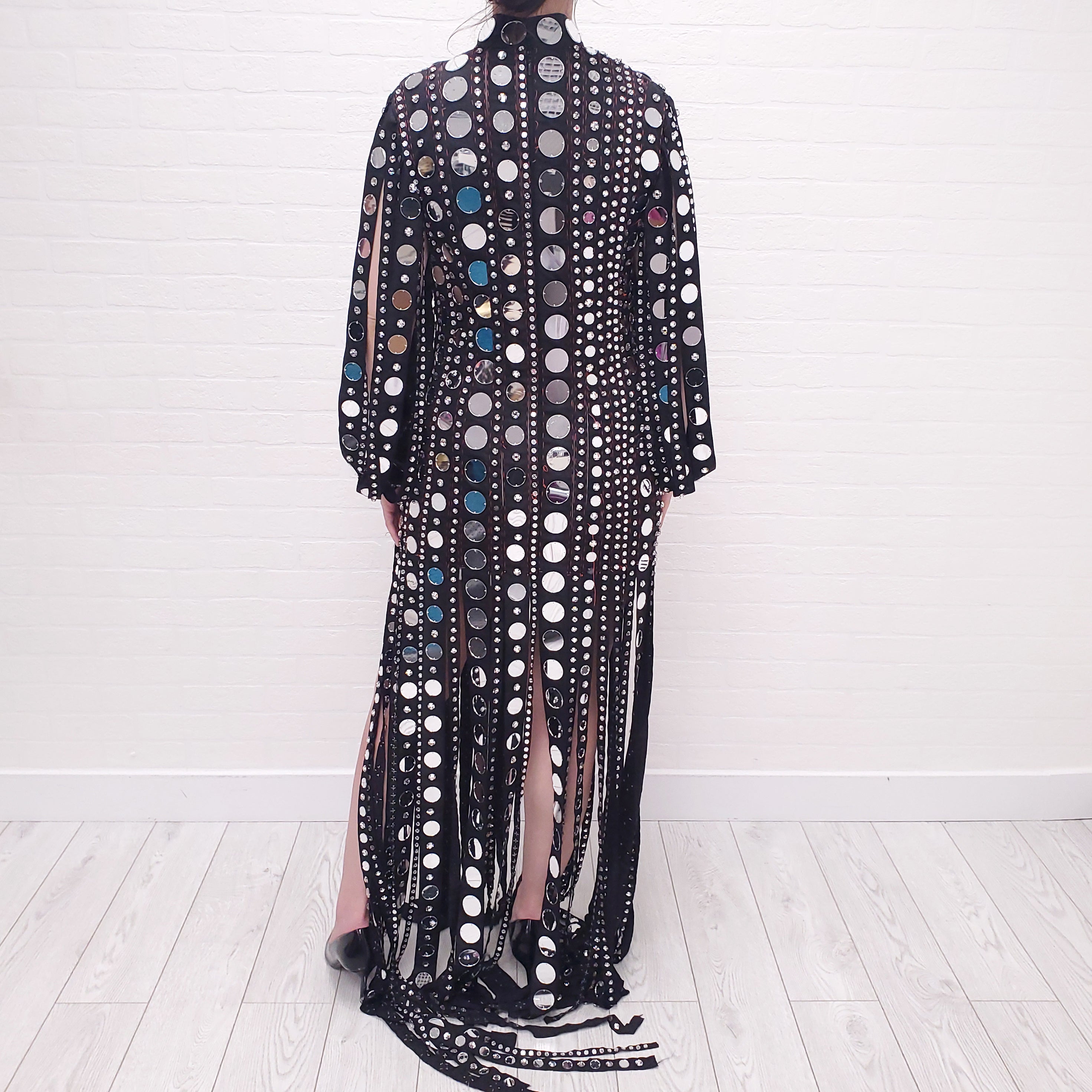 GUCCI RUNWAY MIRRORED GOWN - SIZE 44