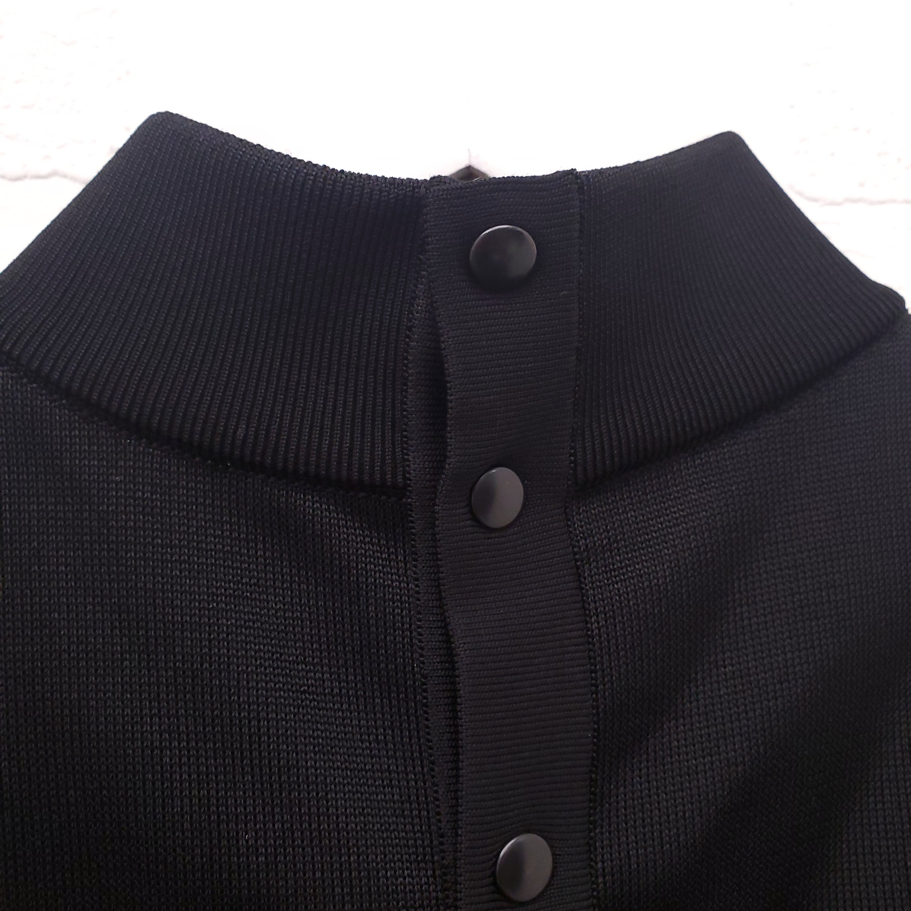 ALAIA BLACK BODYSUIT - SIZE 36