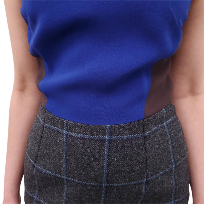 VICTORIA BECKHAM COLOUR BLOCK DRESS - SIZE 6/UK 10