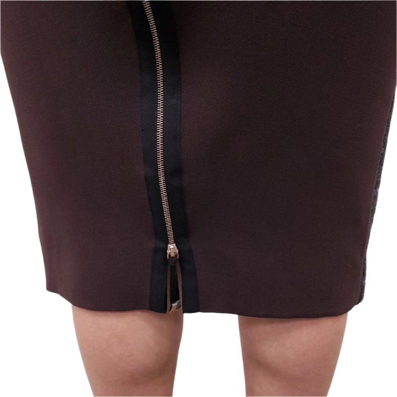 VICTORIA BECKHAM COLOUR BLOCK DRESS - SIZE 6/UK 10