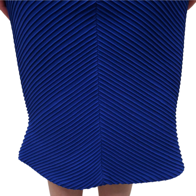 BRANDON MAXWELL BLUE DRESS - SIZE 6