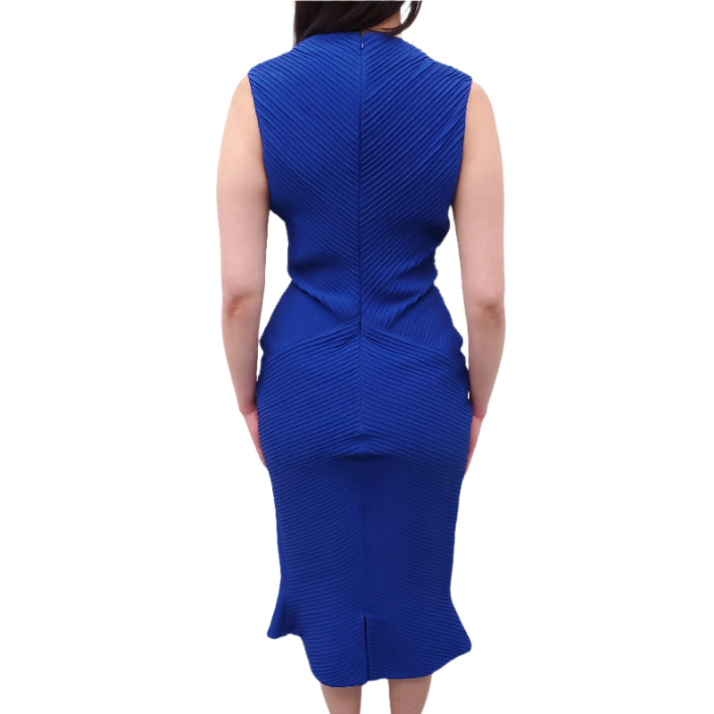 BRANDON MAXWELL BLUE DRESS - SIZE 6