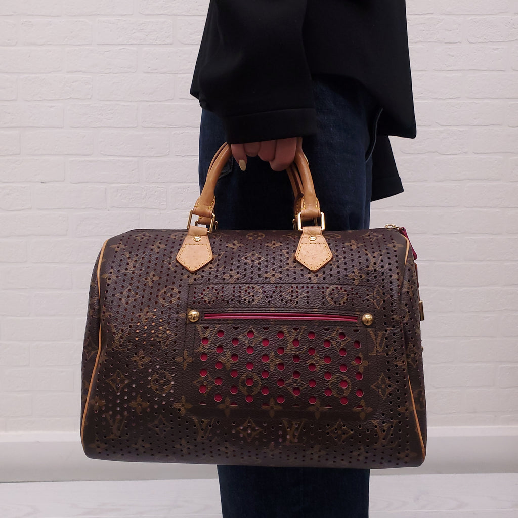 LOUIS VUITTON PERFORATED MONOGRAM SPEEDY 30