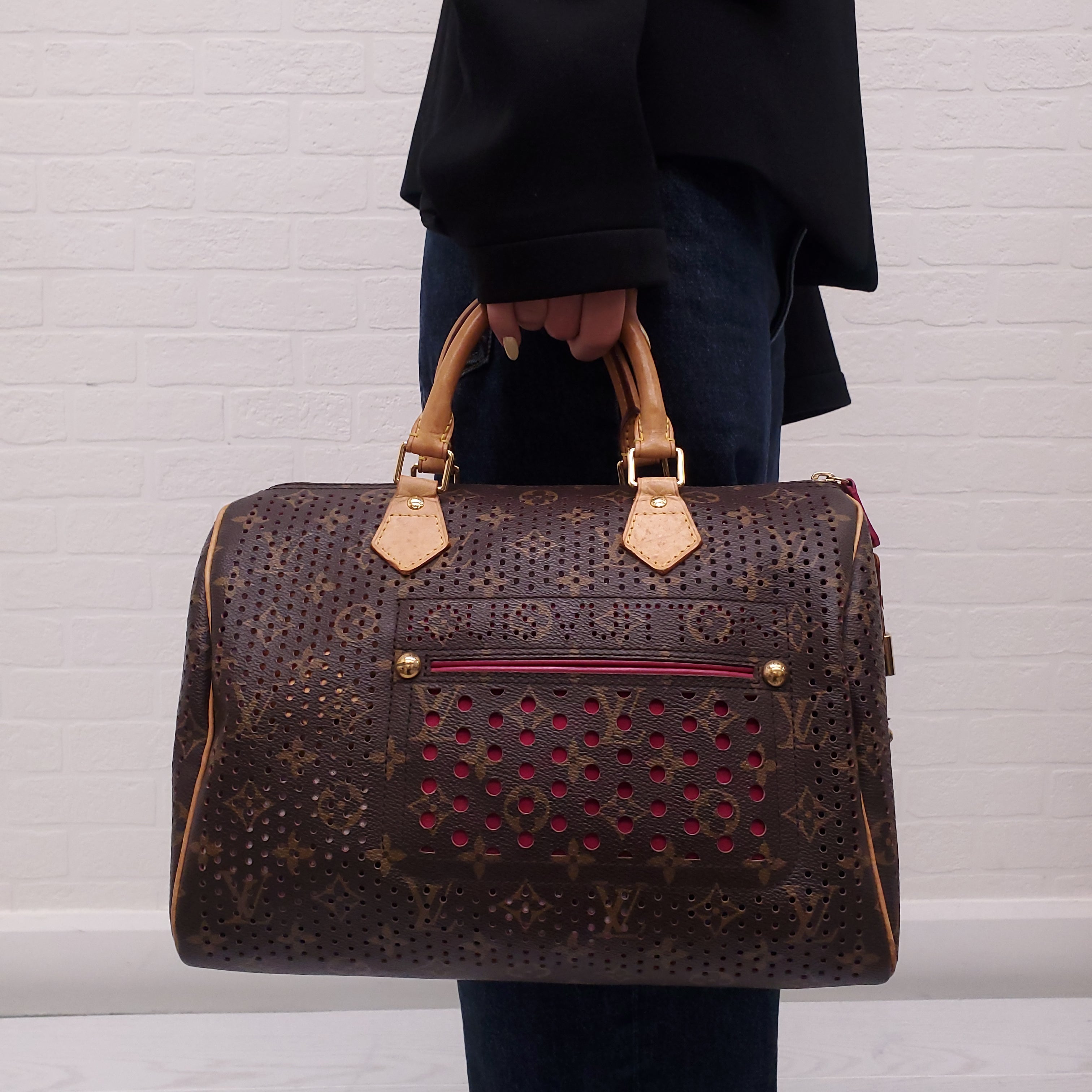 LOUIS VUITTON PERFORATED MONOGRAM SPEEDY 30