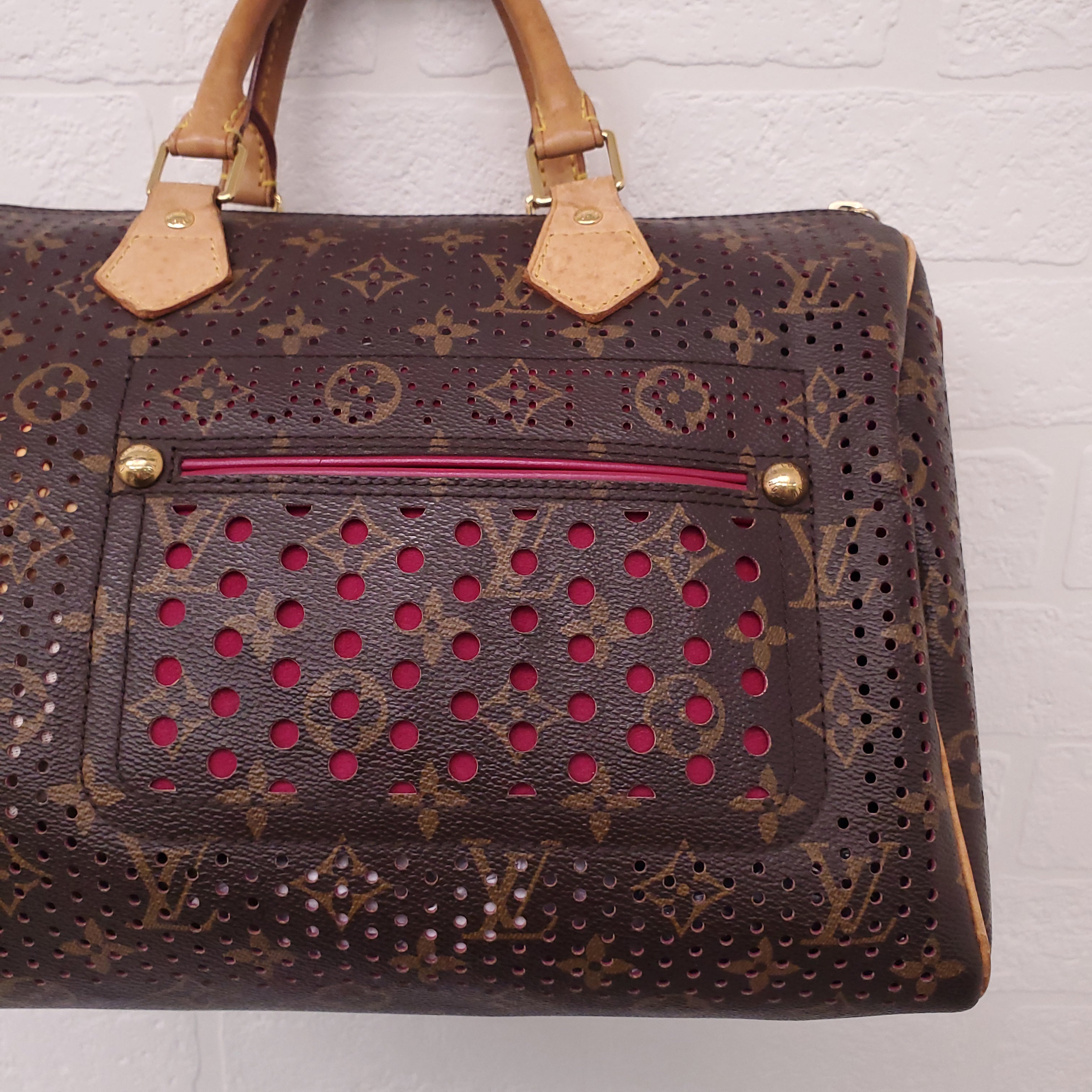 LOUIS VUITTON PERFORATED MONOGRAM SPEEDY 30