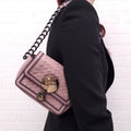 BOTTEGA VENETA INTRECCIATO NAPPA MIRROR LENSES CROSSBODY BAG