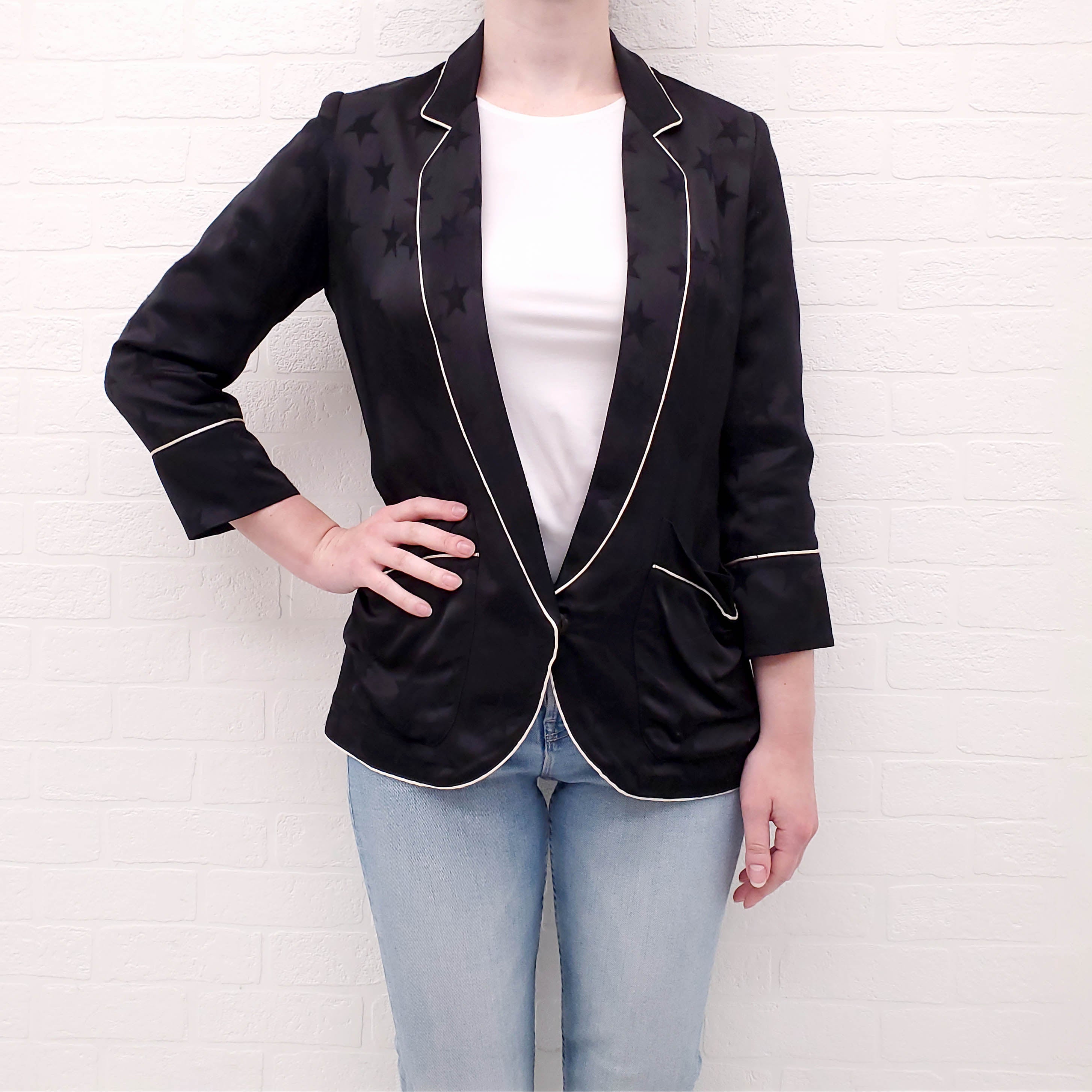 SMYTHE STAR PAJAMA BLAZER - SIZE 6