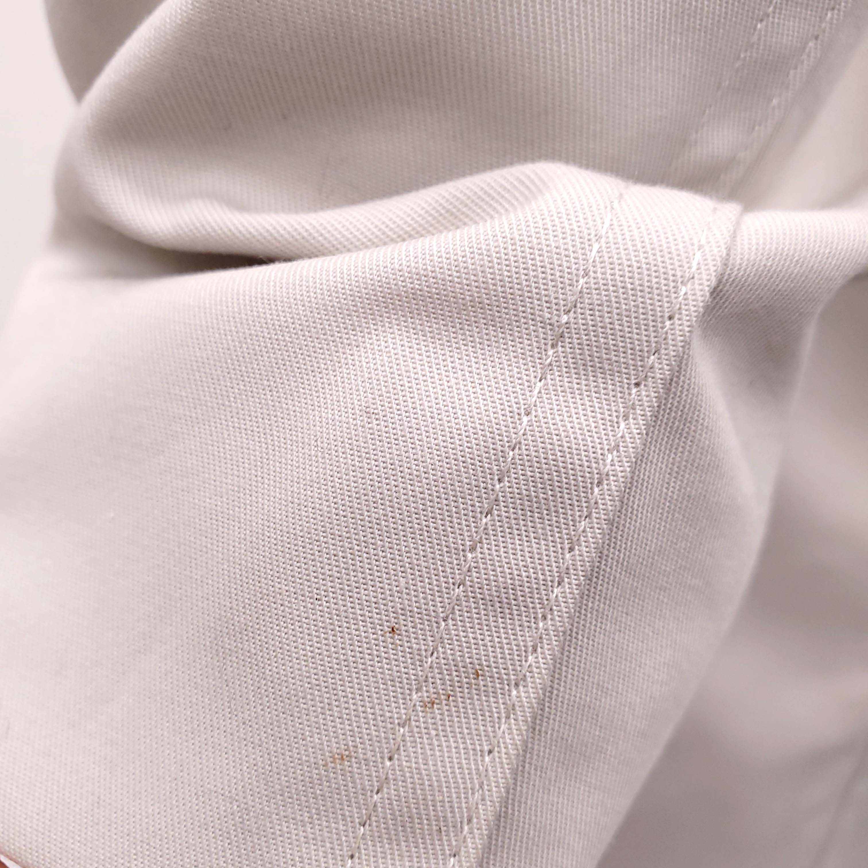 SMYTHE EGGSHELL JACKET WITH WHITE BUTTONS & BELT - SIZE 4