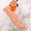 HERMÈS ORANGE PATTERNED TWILLY