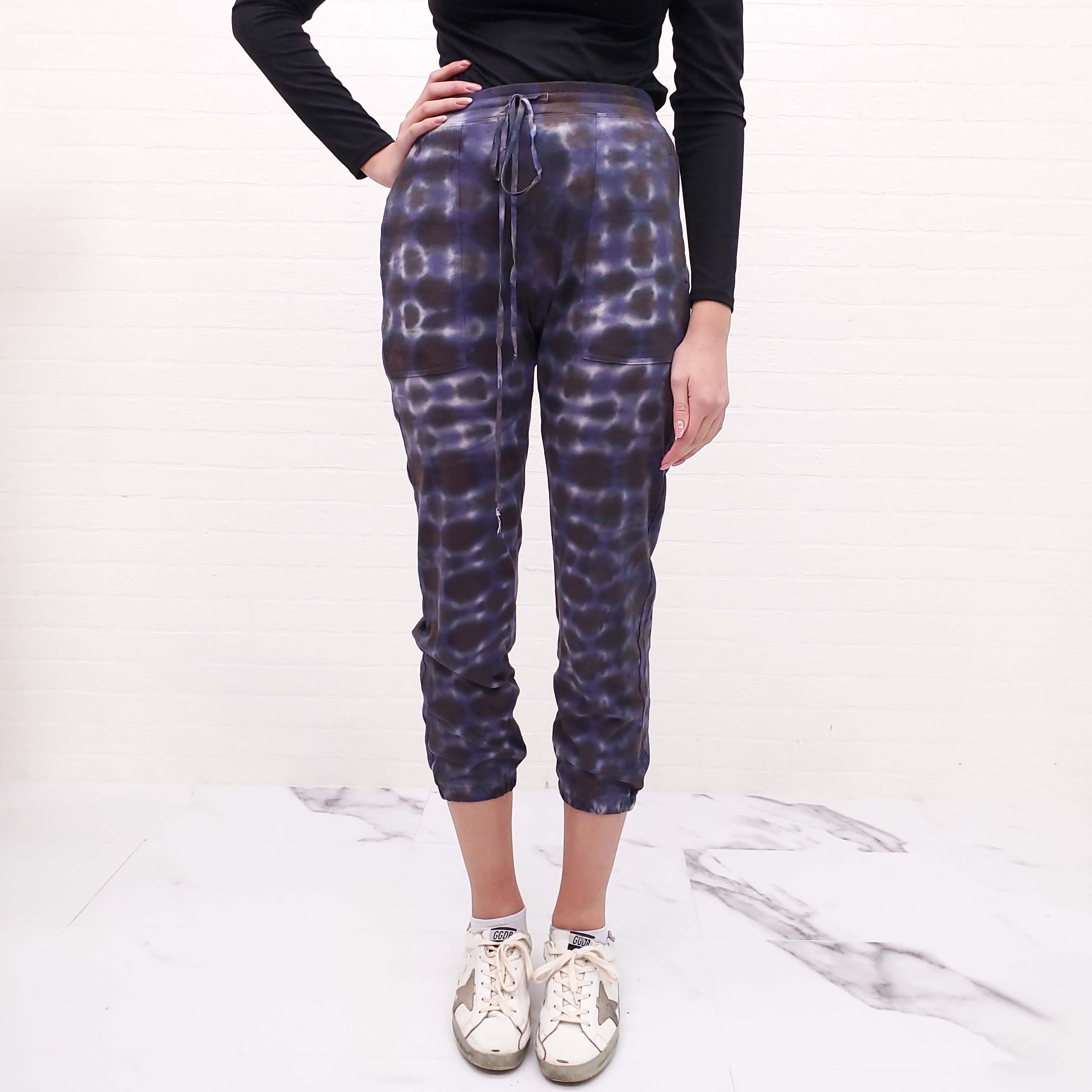 RAQUEL ALLEGRA TIE DYE SWEATPANTS - SIZE 0