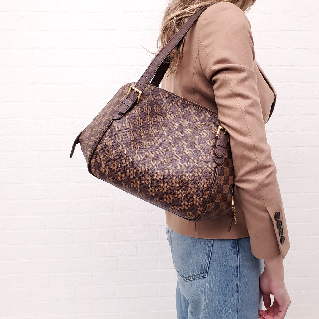 LOUIS VUITTON DAMIER EBENE BELEM MM BAG