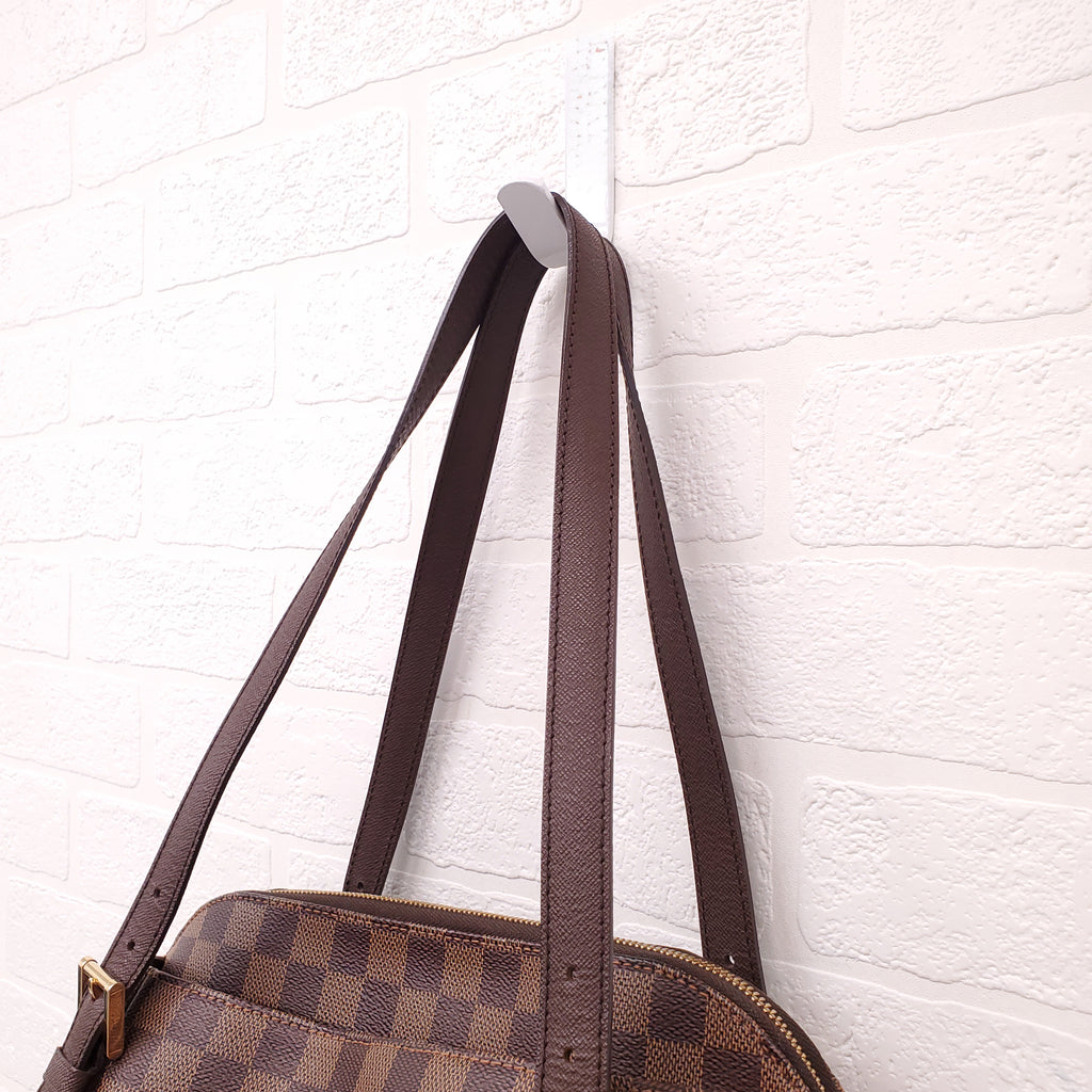 LOUIS VUITTON DAMIER EBENE BELEM MM BAG