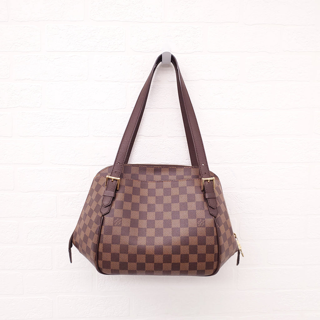 LOUIS VUITTON DAMIER EBENE BELEM MM BAG