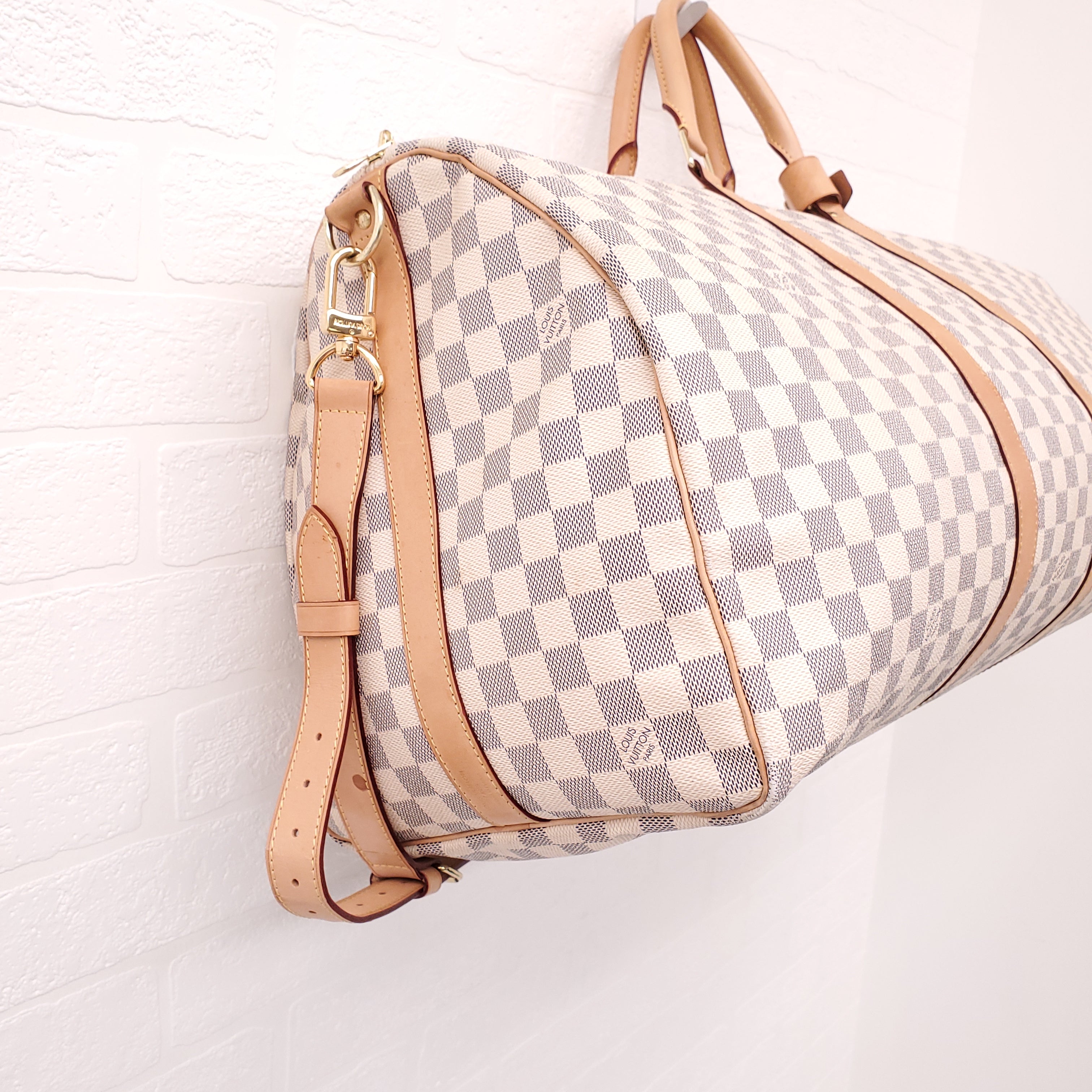 LOUIS VUITTON DAMIER AZUR DUFFLE BAG