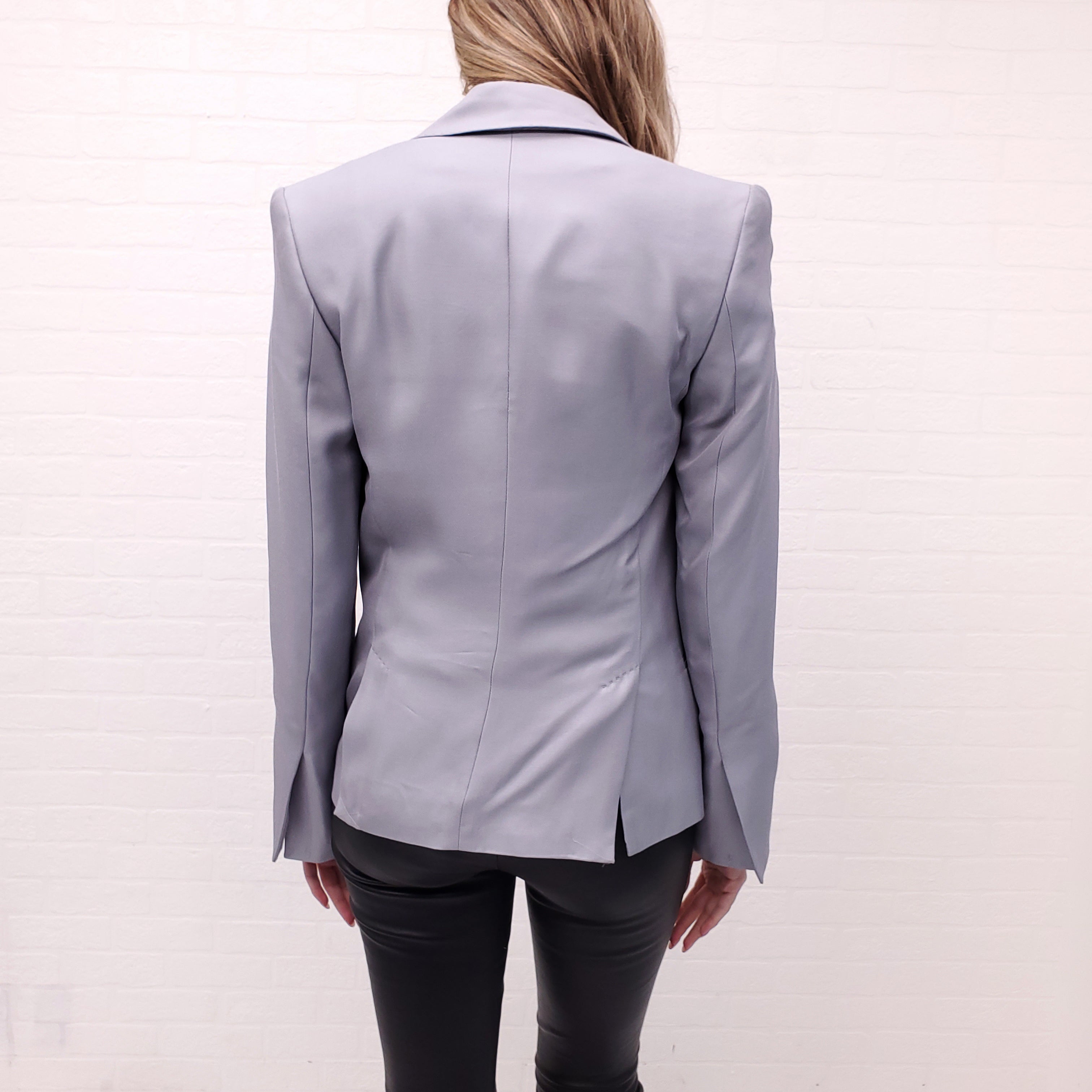 HAIDER ACKERMAN GREY BLAZER - SIZE 36