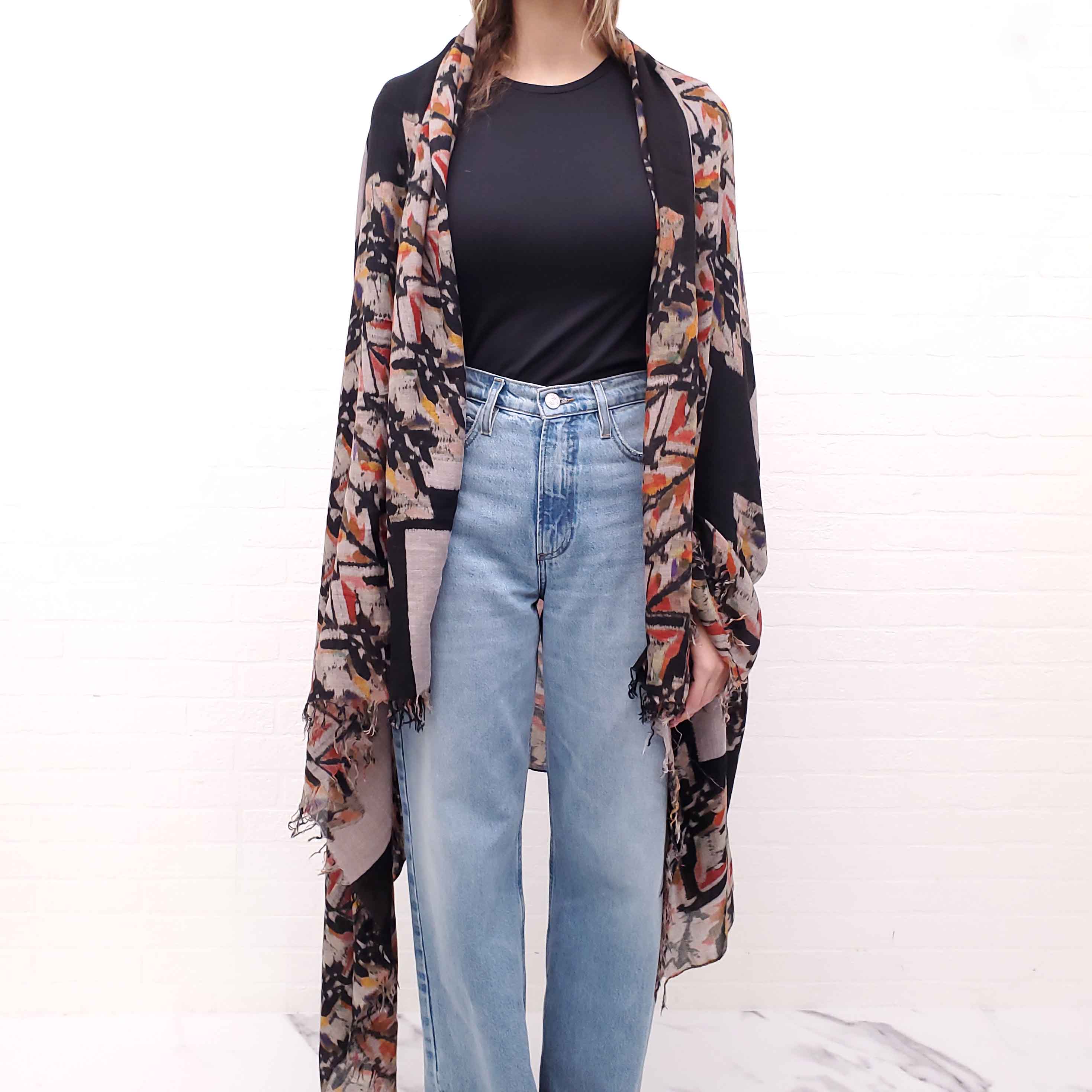 ETRO CASHMERE BLEND SHAWL