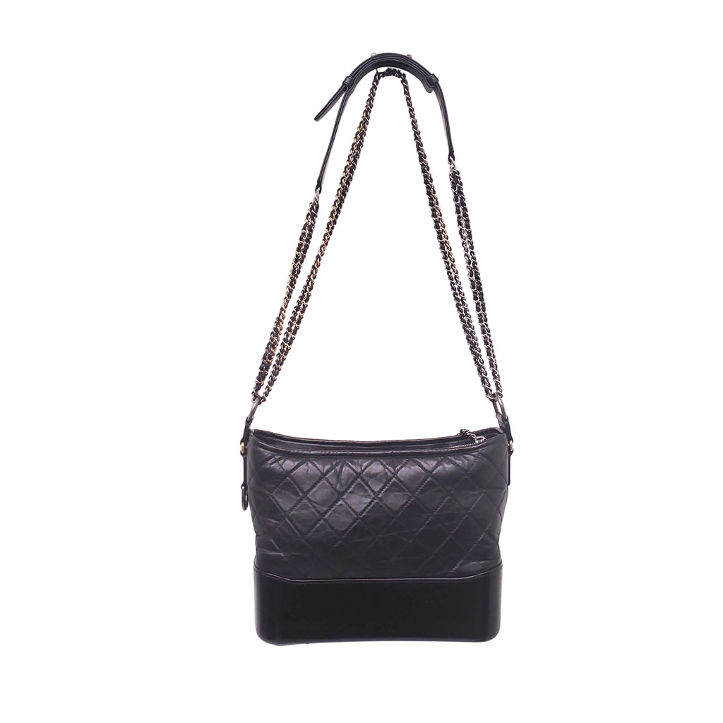 CHANEL BLACK GABRIELLE HOBO BAG